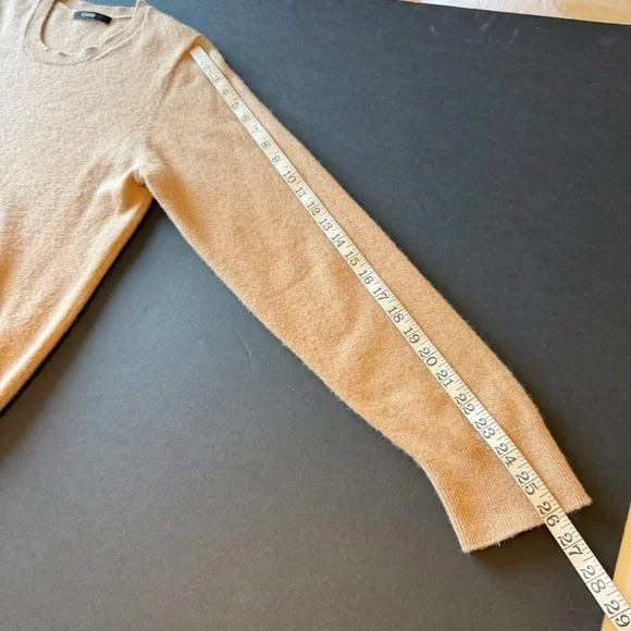Quince Cashmere pullover sweater, camel color size XL - Picture 5 of 13